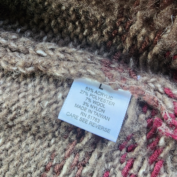 Y2K Maurices Hooded Cardigan with Tie Belt - Picture 9 of 9